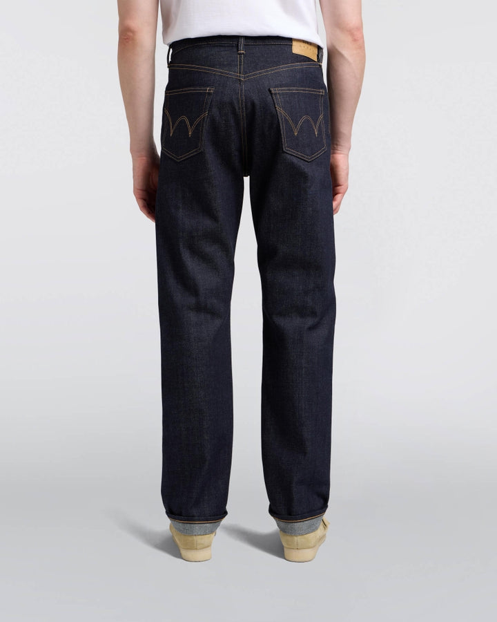 Jean Regular Straight Edwin brut - porté de dos