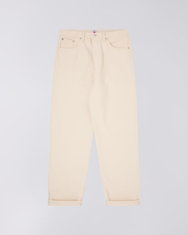 Jean Loose Edwin Kurabo Natural Red Selvage écru - vue de face