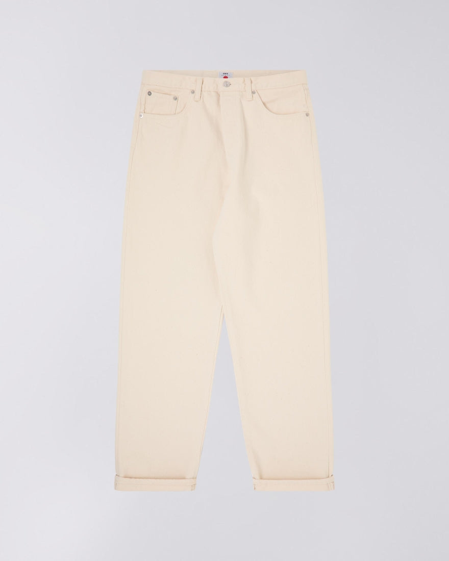 Jean Loose Edwin Kurabo Natural Red Selvage écru - vue de face