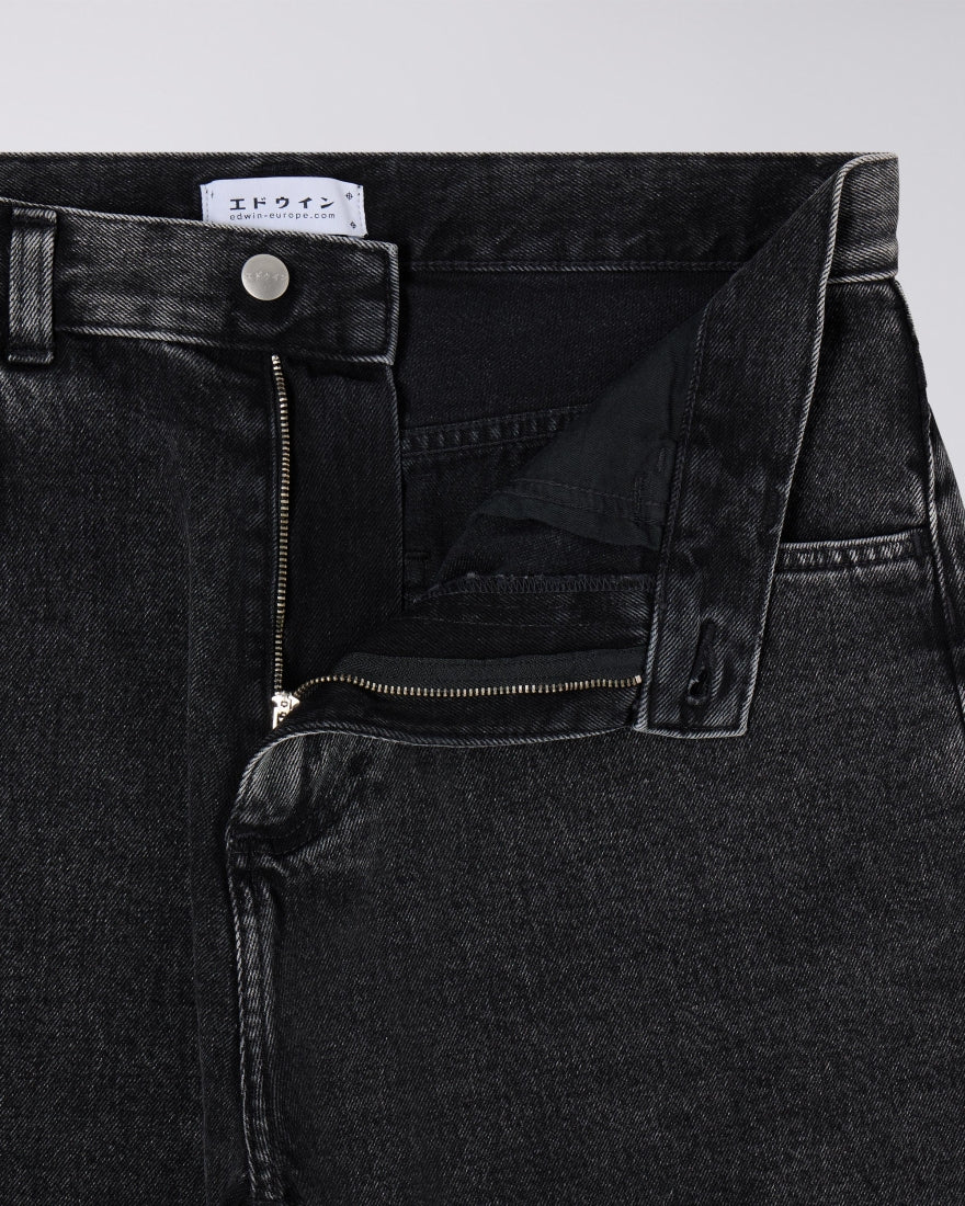 Worker Short - Edwin - Denim Black matt wash