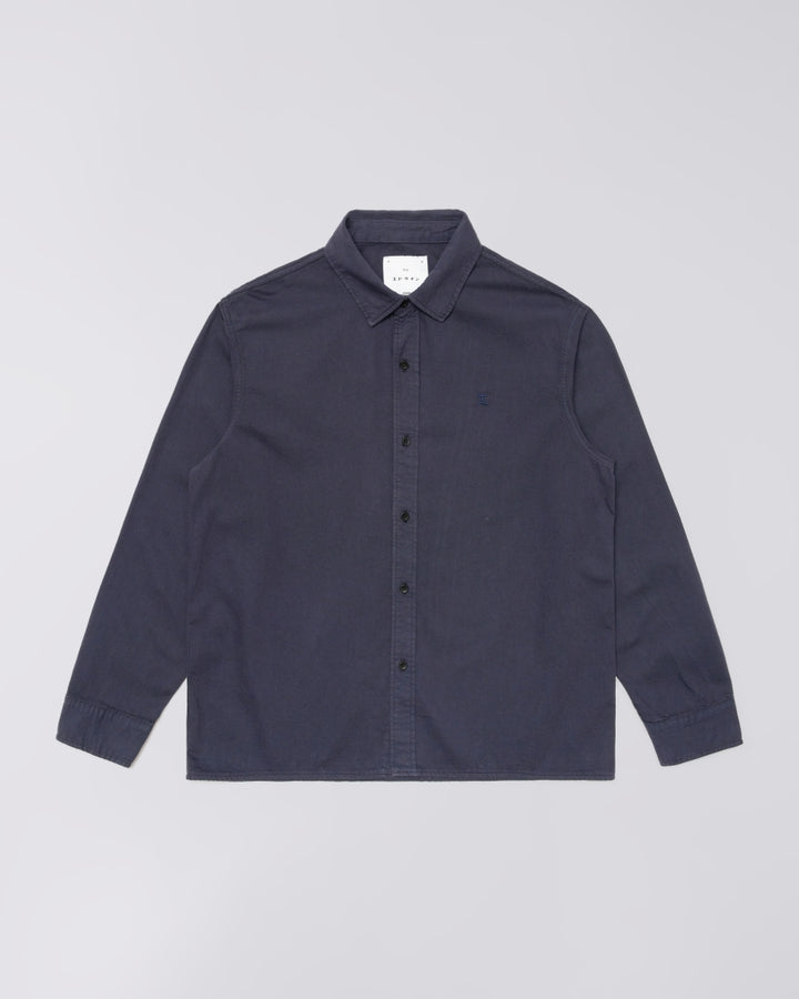 Chemise Sebastian Shirt LS Edwin Night Sky teinte en pièce - vue de face