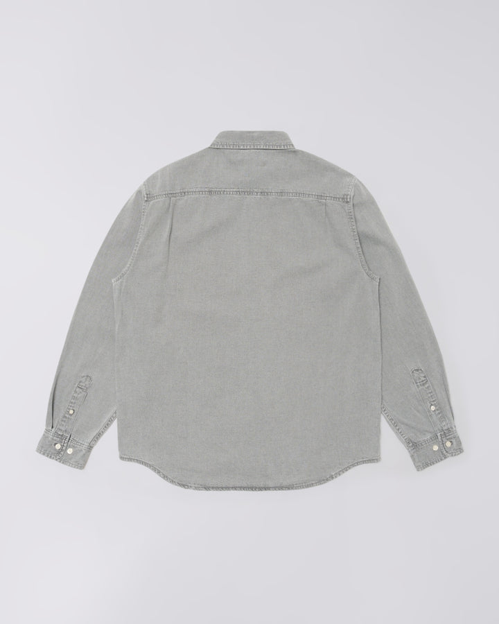Chemise Arlo Edwin noir délavé - vue de dos