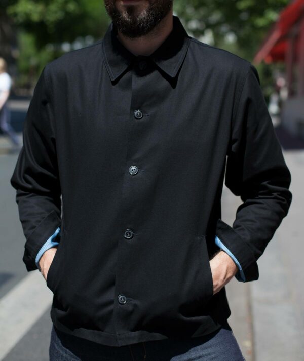Veste HCS NOIR « RODIER »  – Mi-saison, intemporelle & Mixte. – Image 5