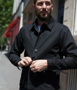 Veste HCS NOIR « RODIER »  – Mi-saison, intemporelle & Mixte.