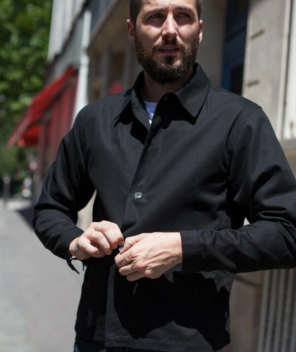 Veste HCS NOIR « RODIER »  – Mi-saison, intemporelle & Mixte.