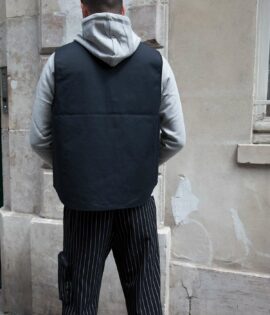 Gilet HCS sans manche « TURGO » en Noir