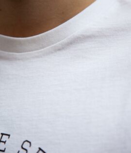 Tee-shirt coton blanc Logo « ATLÉTICO »