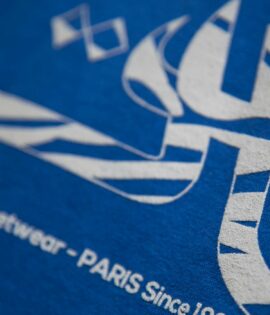 Tee-Shirt en bleu Roi « Calligraphie 2020 »