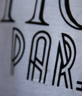 Tee-shirt blanc Logo « HCS Paris »