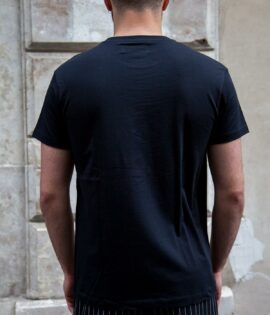 Tee-shirt coton Noir logo « ATLETICO »