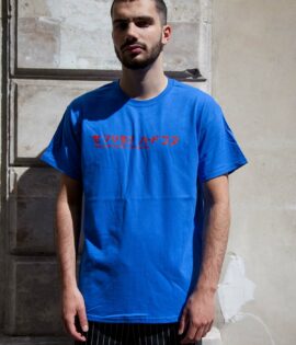 Tee-Shirt « Japan typo » Bleu Roi