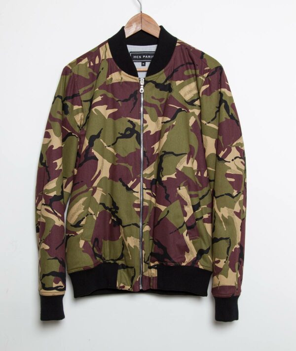 Veste Teddy "TRUDAINE" Camo (Série Limitée)