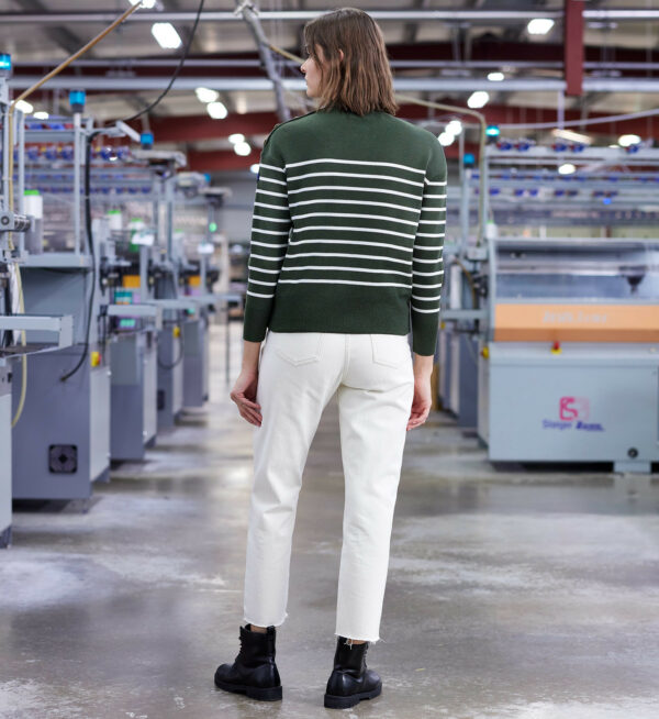 EULALIE - Pull ample rayé – Image 4