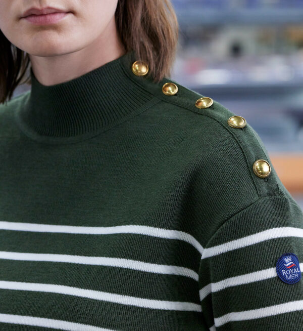 EULALIE - Pull ample rayé – Image 2
