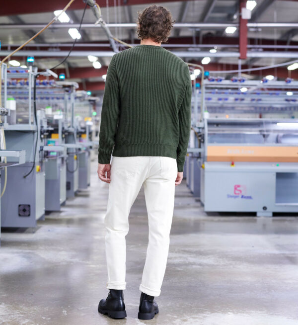 SIMON Pull torsadé 100% laine vierge CYPRÈS – Image 2
