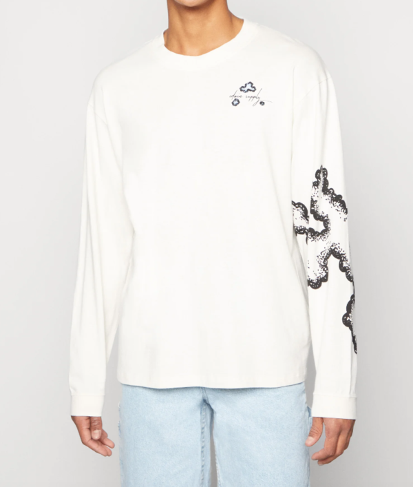 KUMO UNISEX - T-shirt à manches longues - whisper white