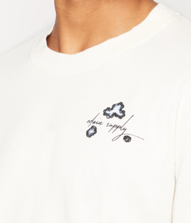 KUMO UNISEX – T-shirt à manches longues – whisper white