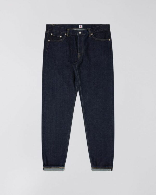 REGULAR TAPERED JEANS - BLUE RINSED – Image 7