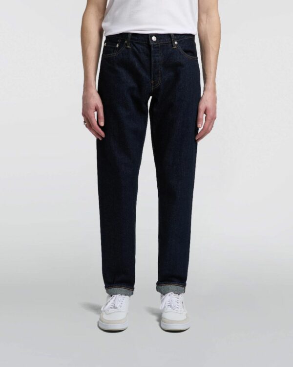 REGULAR TAPERED JEANS - BLUE RINSED