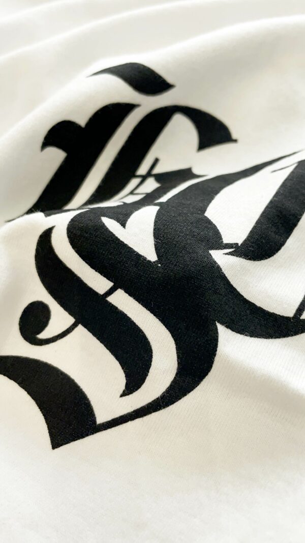 Tee-Shirt Blanc "GOTHIC 24" HARDCORE SESSION – Image 3