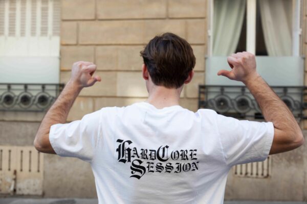 Tee-Shirt Blanc "GOTHIC 24" HARDCORE SESSION