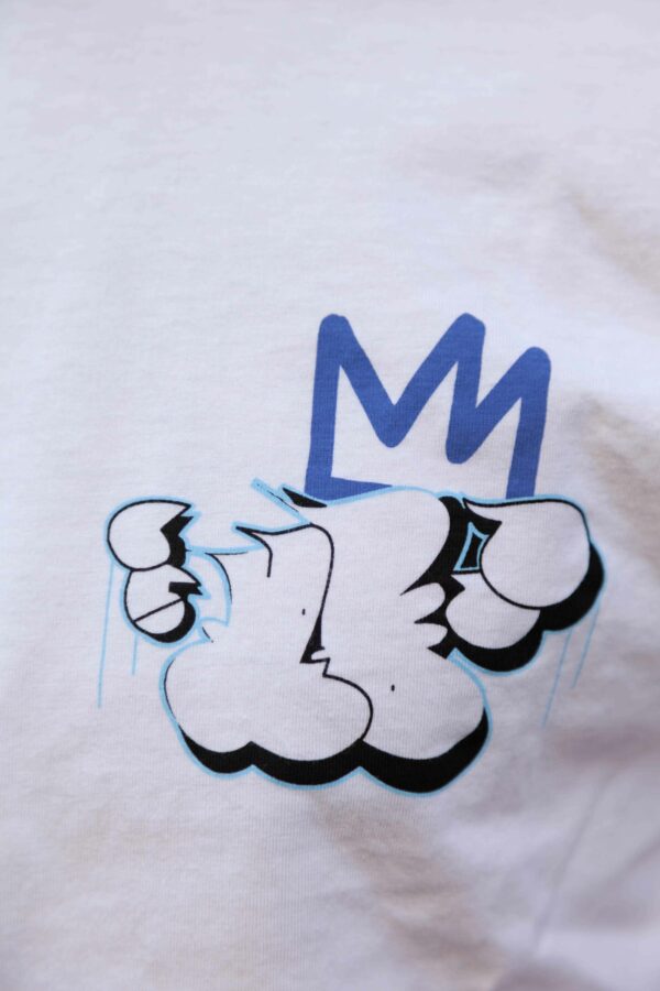 Tee-Shirt BLANC "BIG THROW UP " HARDCORE SESSION – Image 3