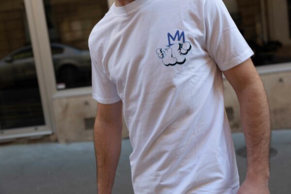 Tee-Shirt BLANC "BIG THROW UP " HARDCORE SESSION