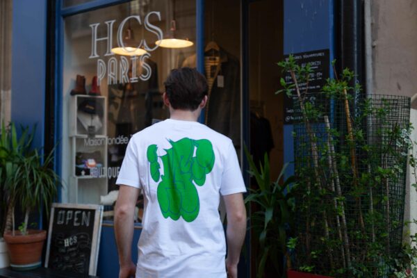 Tee-Shirt BLANC "BIG THROW UP " HARDCORE SESSION – Image 8