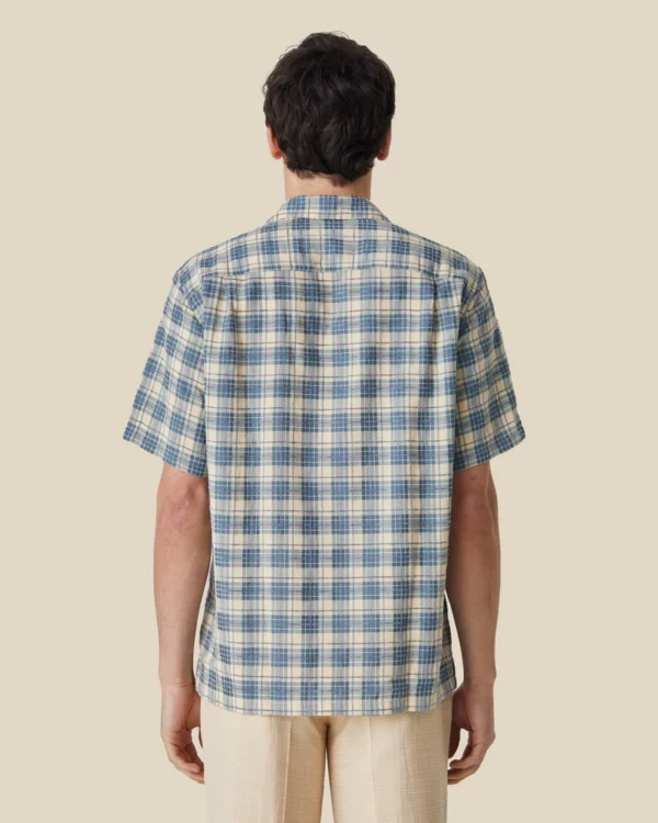 TRAIL - BLUE - Portuguese Flannel summer shirt – Image 8