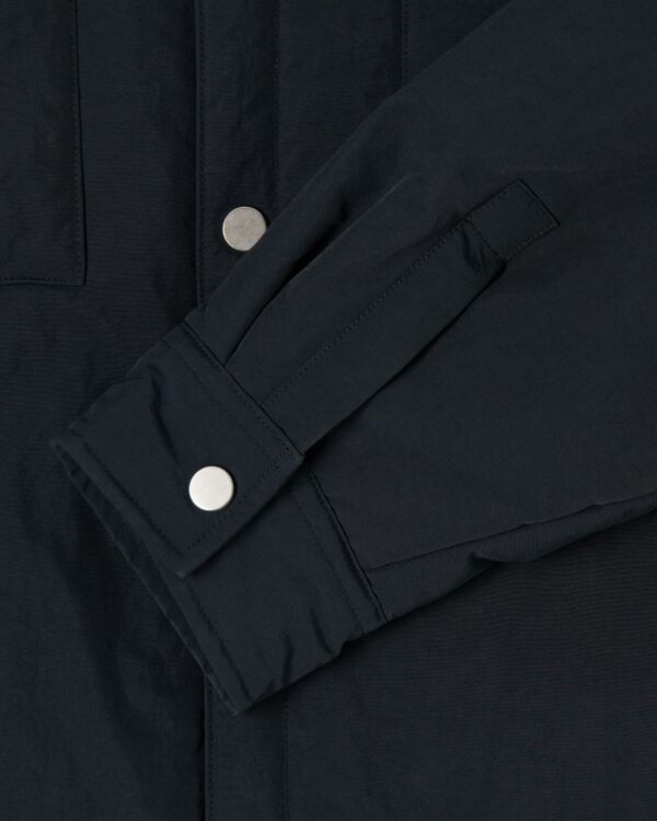 SPHERE PADDED OVERSHIRT LS - Black – Image 8