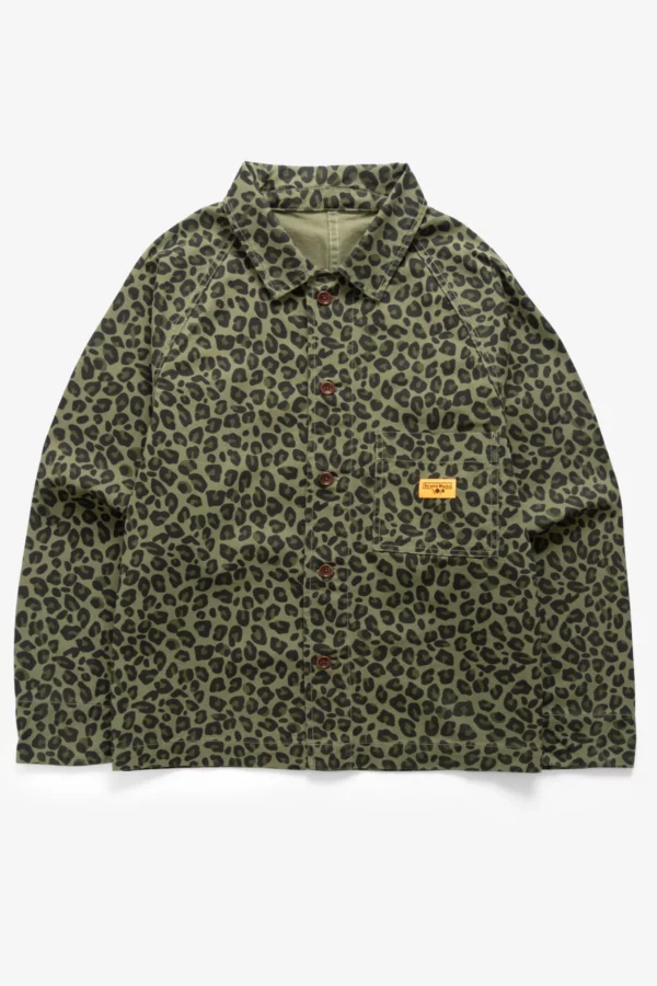 Veste Front Of House à motifs - Green Leopard