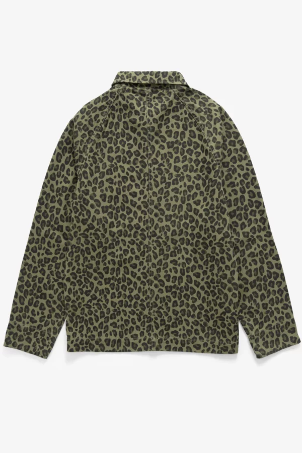 Veste Front Of House à motifs - Green Leopard – Image 8