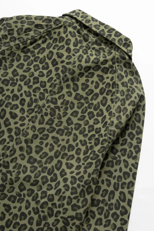 Veste Front Of House à motifs - Green Leopard – Image 9